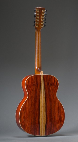 Cocobolo Rosewood (Featuring Sapwood) Concert Jumbo 12 String With Adirondack Spruce Top And Curly Maple Binding