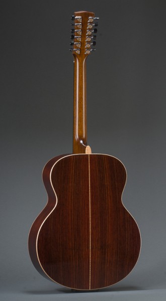 East Indian Rosewood Jumbo 12 String With Sitka Spruce Top And Curly Maple Binding